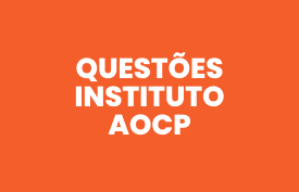 Isolado de Língua Portuguesa - Instituto AOCP - Prof. Mourão.