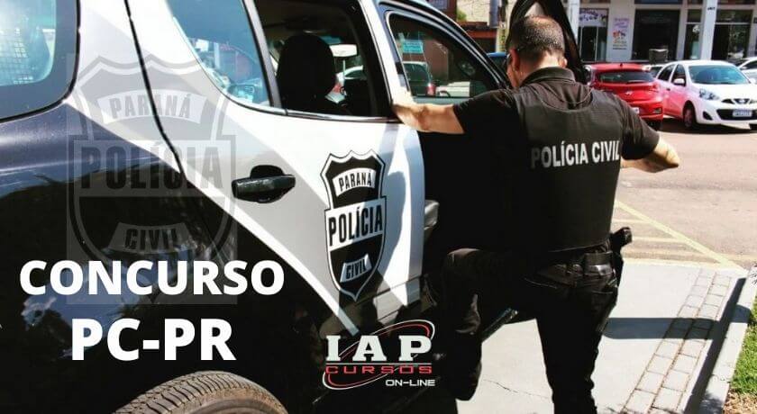 Concurso Polícia Civil PR: sai edital com 400 vagas imediatas