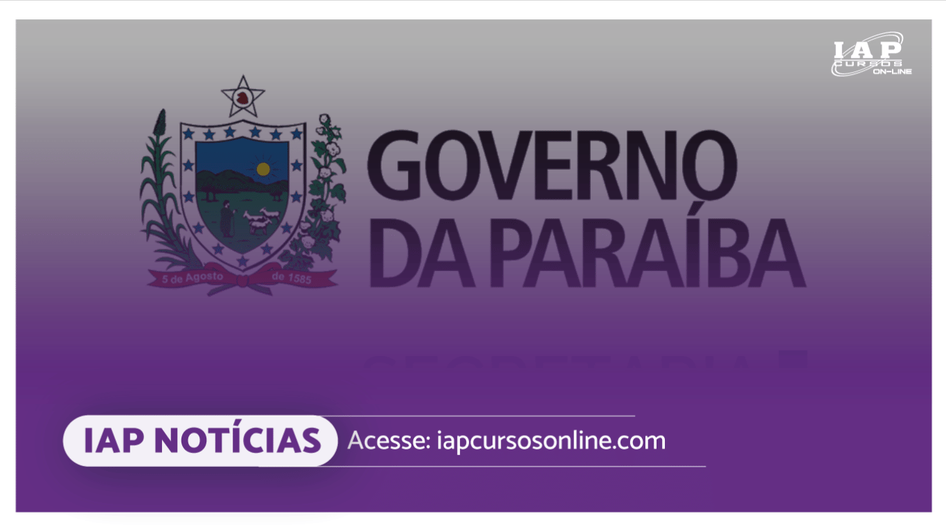 Governador da Paraíba confirma edital com mil vagas na área da educação