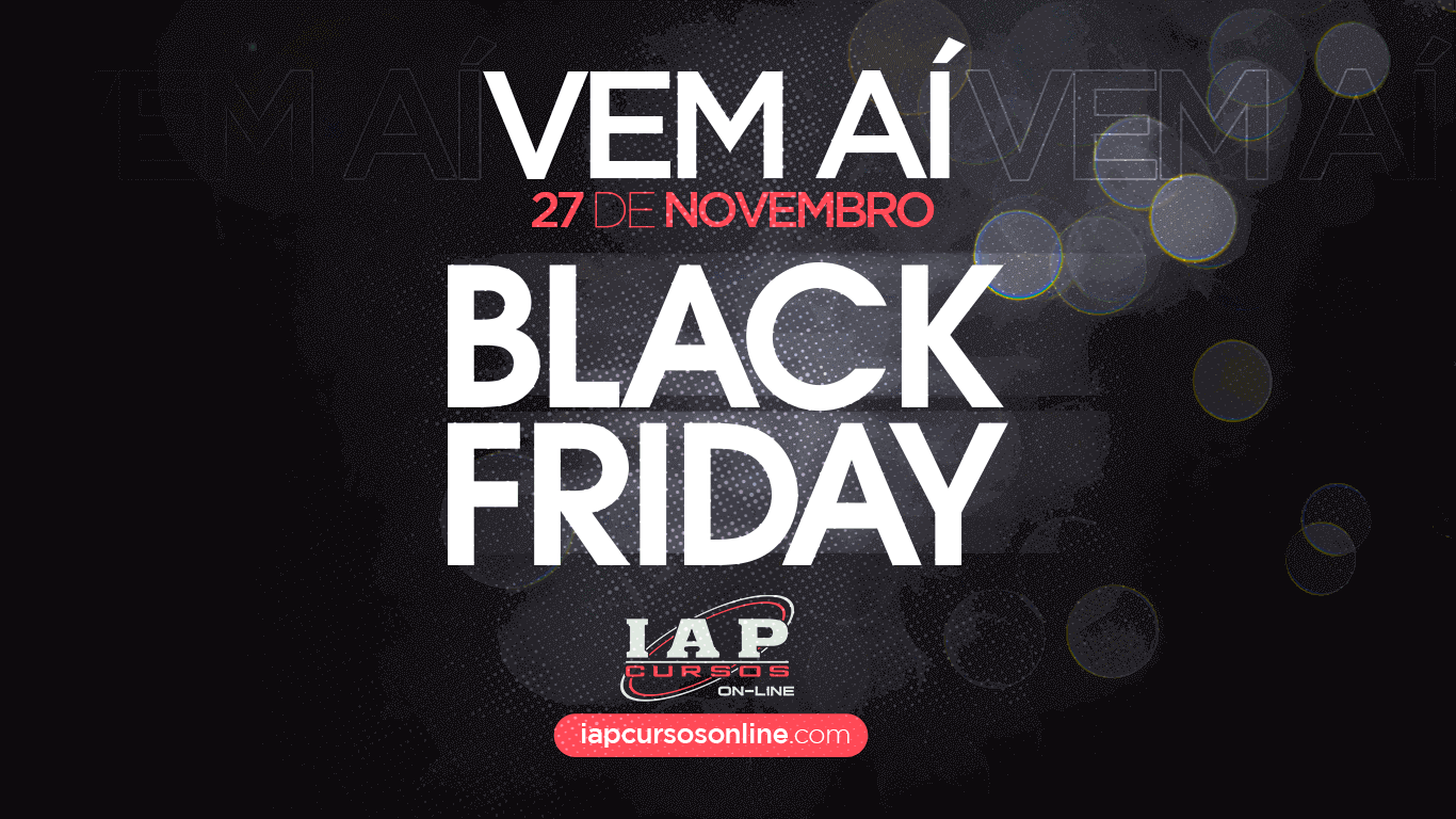 BLACK IAP: 30% DE DESCONTO EM TODO O SITE