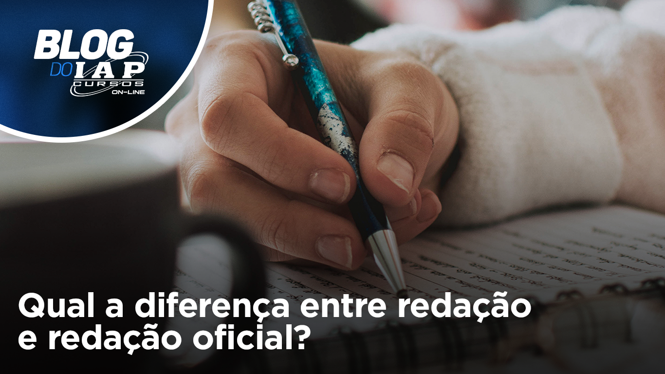 Qual a diferença entre redação e redação oficial?