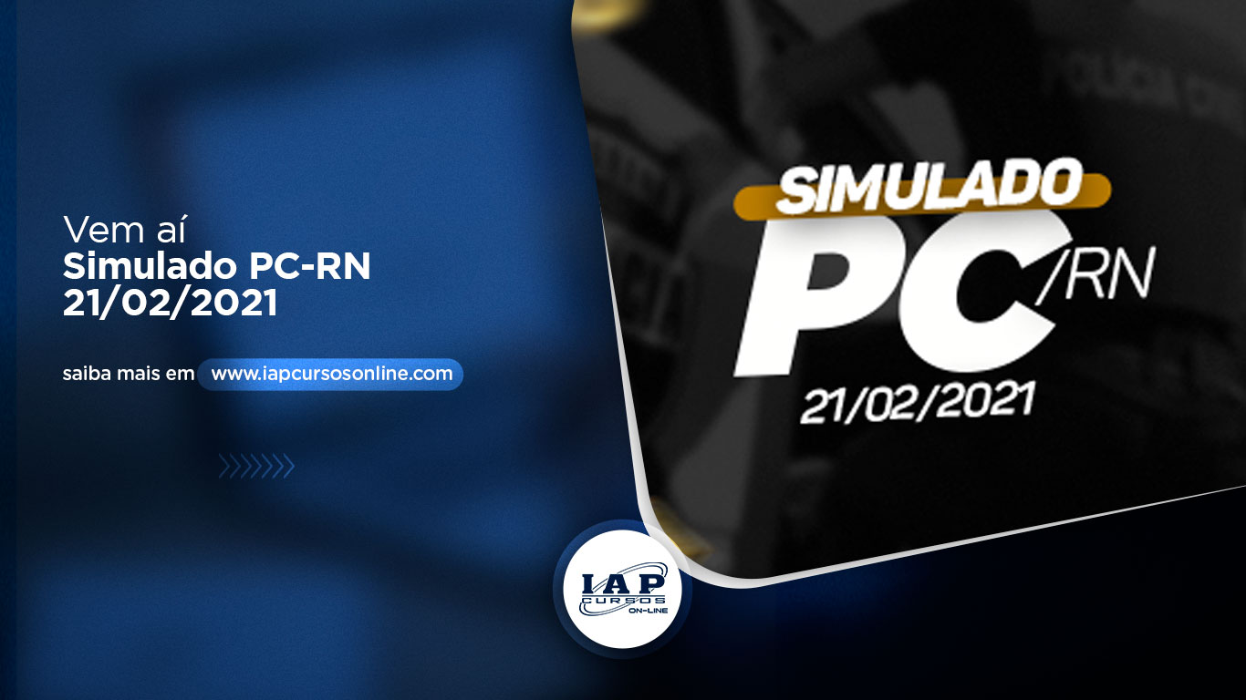 Simulado PC-RN: Edital publicado! 