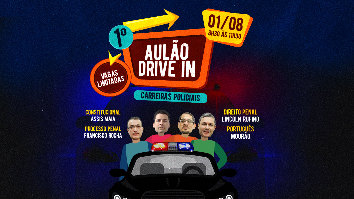 Vem aí o primeiro Aulão Drive In do IAP Online!