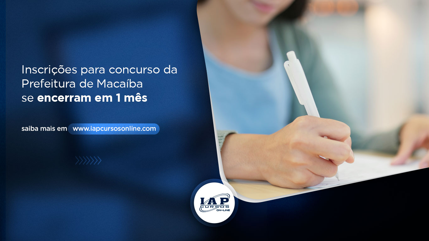 Inscrições para concurso da Prefeitura de Macaíba se encerram em 1 mês