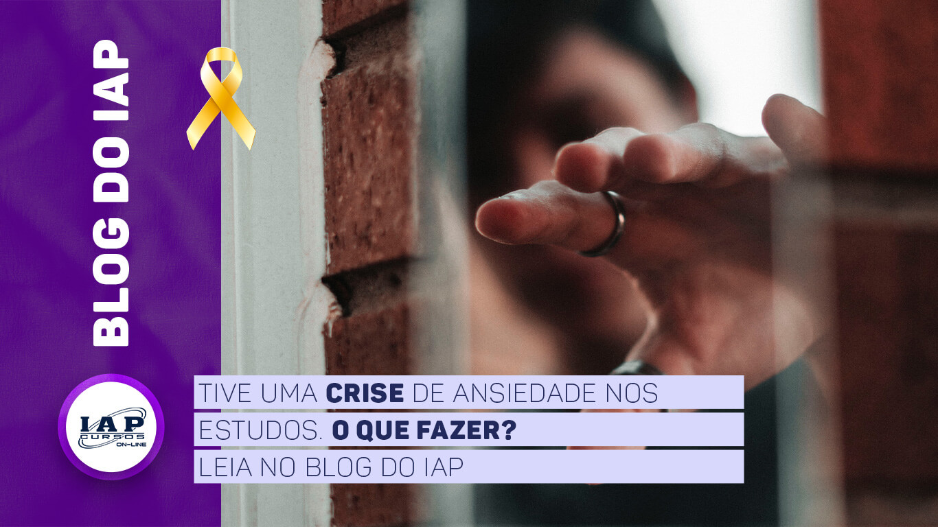 Tive uma crise de ansiedade nos estudos, o que fazer?