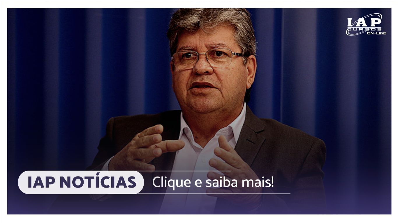 Concurso Público na Paraíba: governador da Paraíba, João Azevêdo, confirma que SEE deverá contar com mil vagas para professores em 2023.