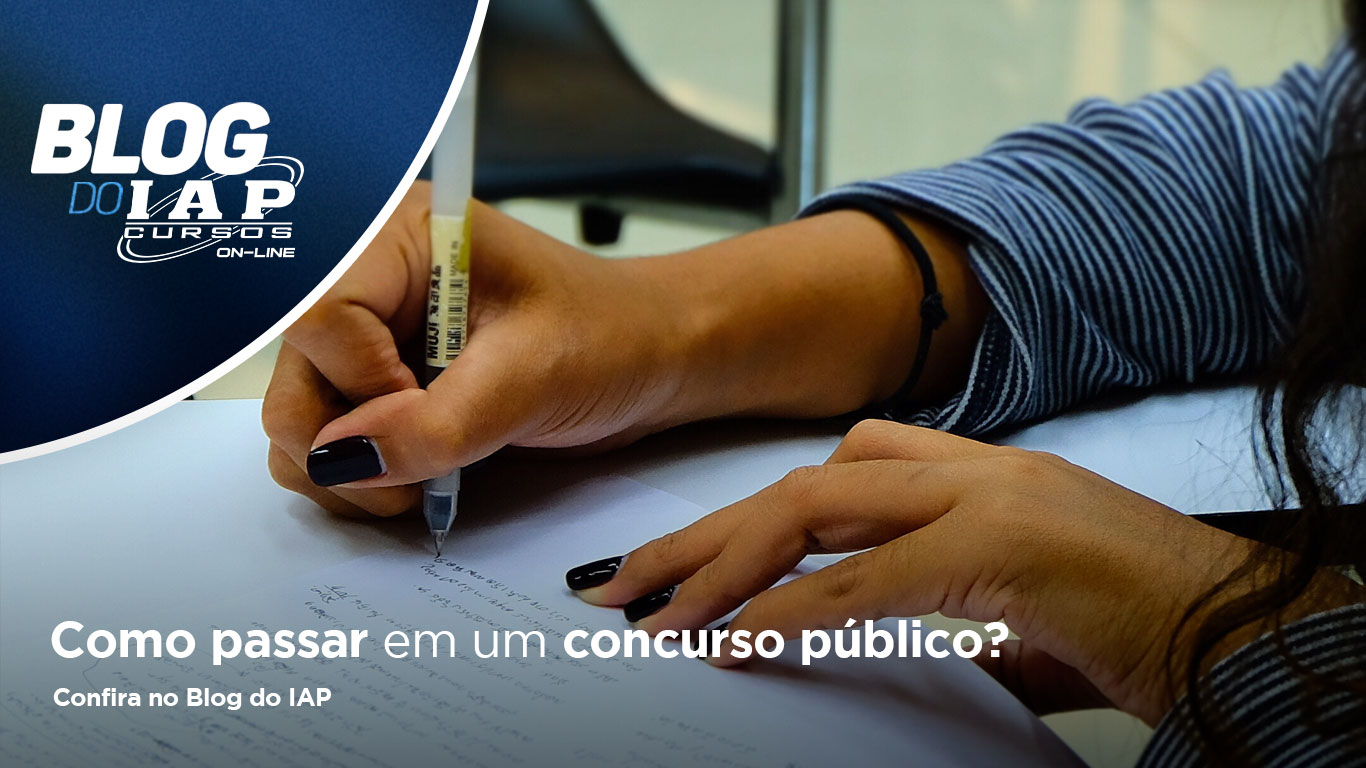 Como passar em um concurso público?