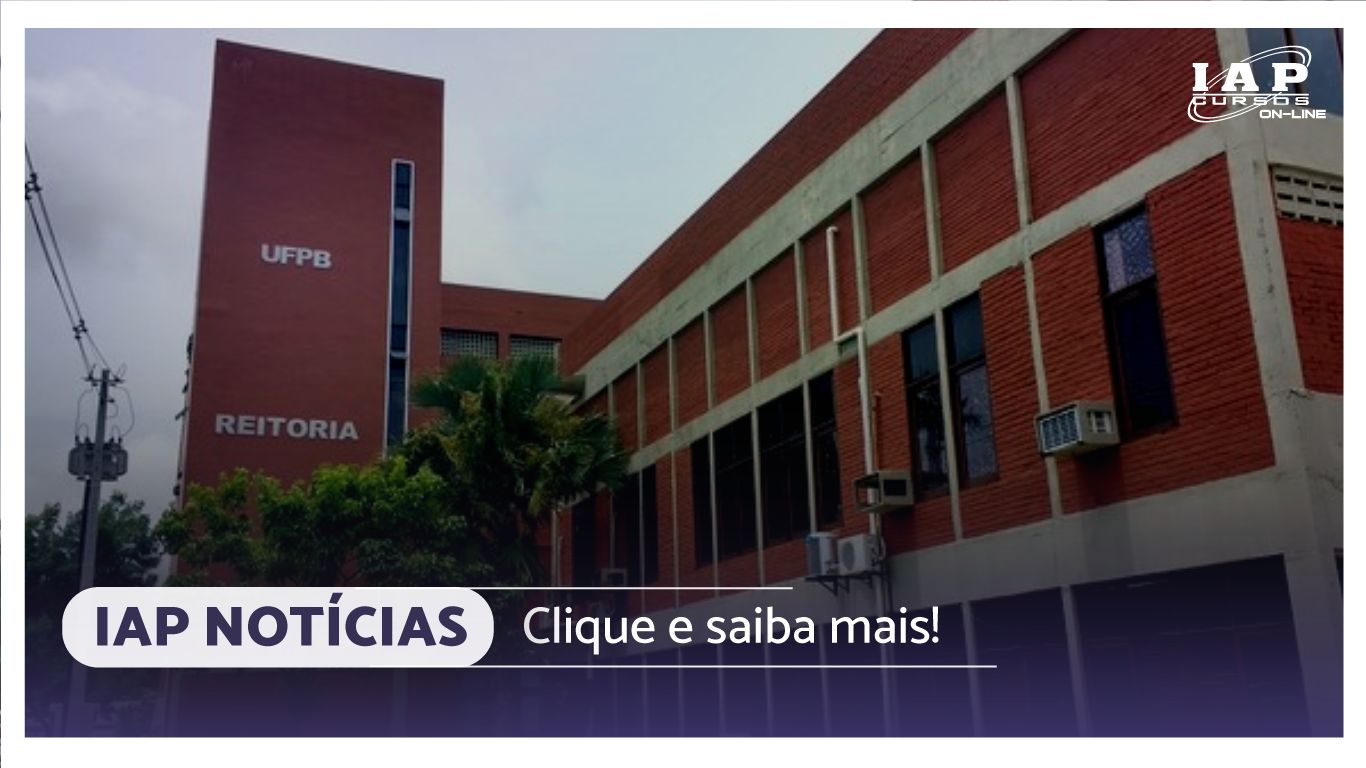 Inscrições prorrogadas para o concurso público da UFPB até o dia 11/12/22