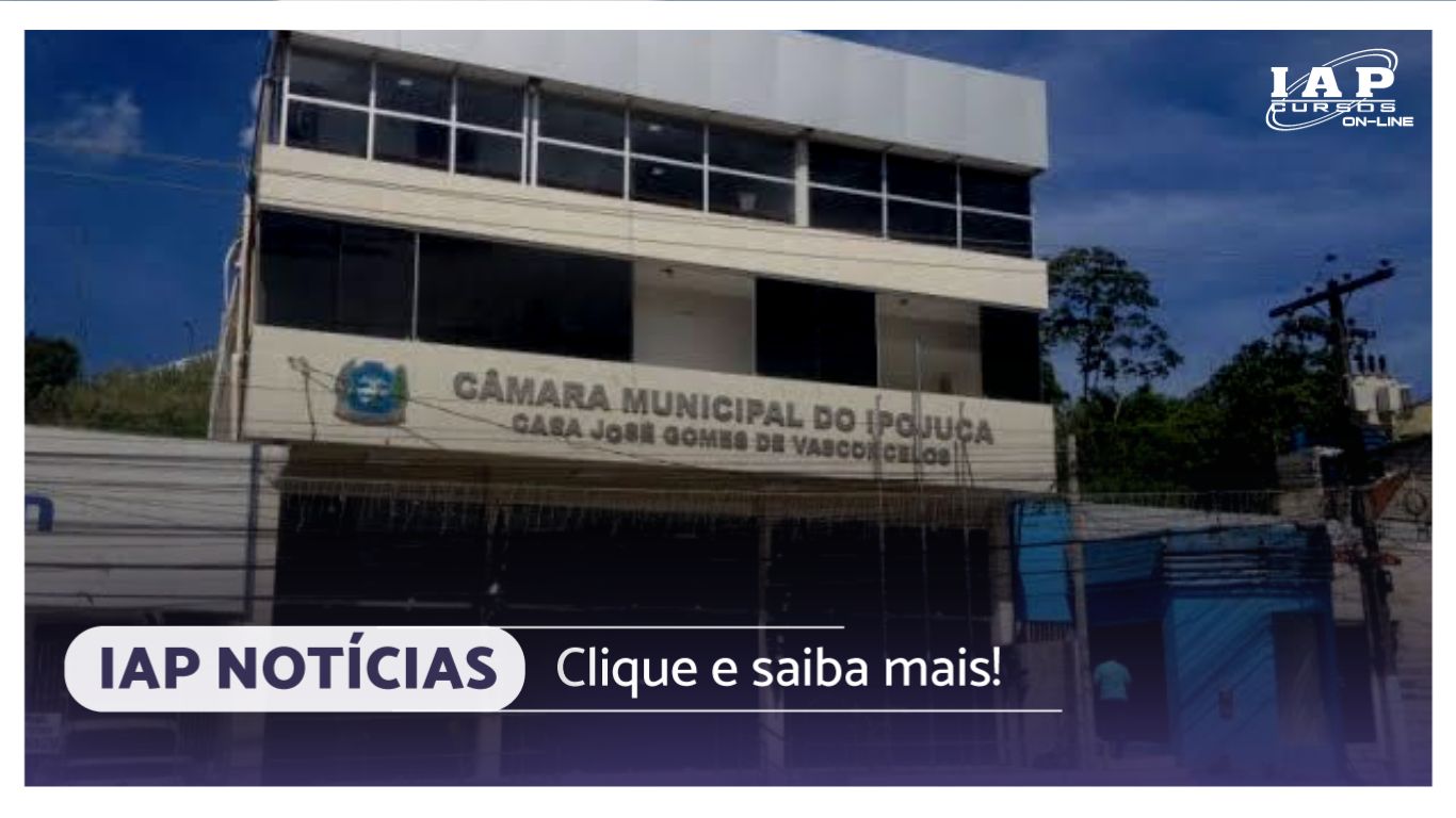 Novo concurso Câmara de Ipojuca PE é anunciado para 2023.